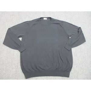 Zanella Sweater Mens Extra Large Black Knit Preppy Casual Lightweight Italy‎